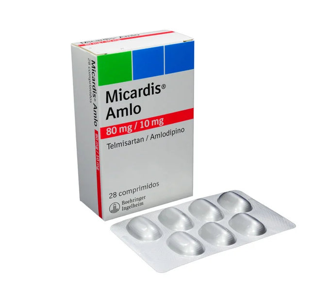 Micardis Amlo Tabletas 80Mg+10Mg Caja X 28