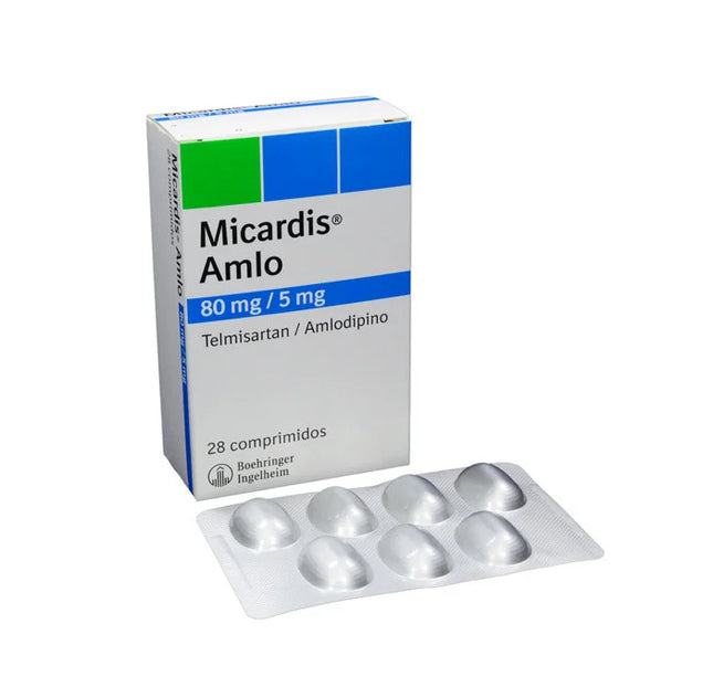 Micardis Amlo Tabletas 80Mg+5Mg Caja X 28