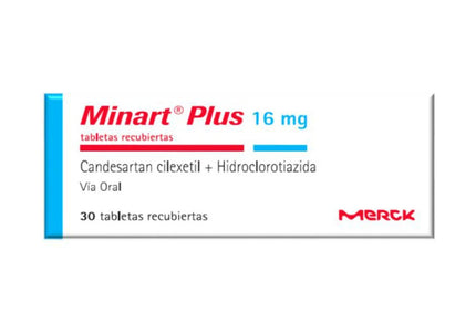 Minart Plus 16/12.5 Mg 30 Tabletas