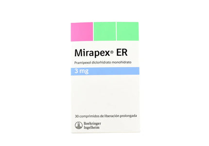 Mirapex Er 3Mg 30 Tabletas