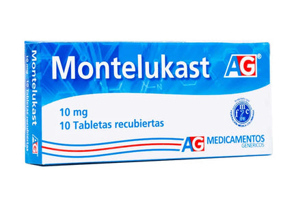 Montelukast 10 Mg 10 Tabletas Ag