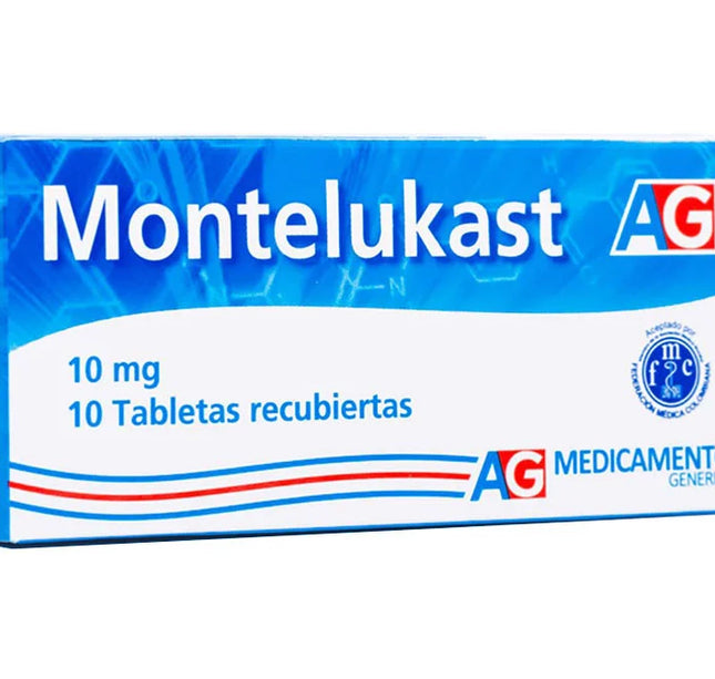 Montelukast 10 Mg 10 Tabletas Ag