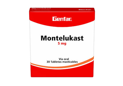 Montelukast 5 Mg 30 Tabletas Gf