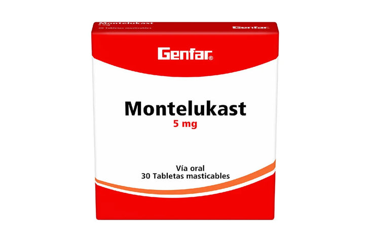 Montelukast 5 Mg 30 Tabletas Gf