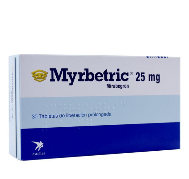 Myrbetric 25 Mg 30 Tabletas