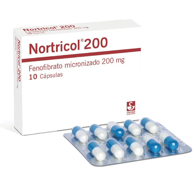 Nortricol 200 Mg 10 Cap.