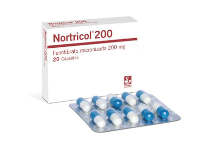 Nortricol 200 Mg 20 Cap