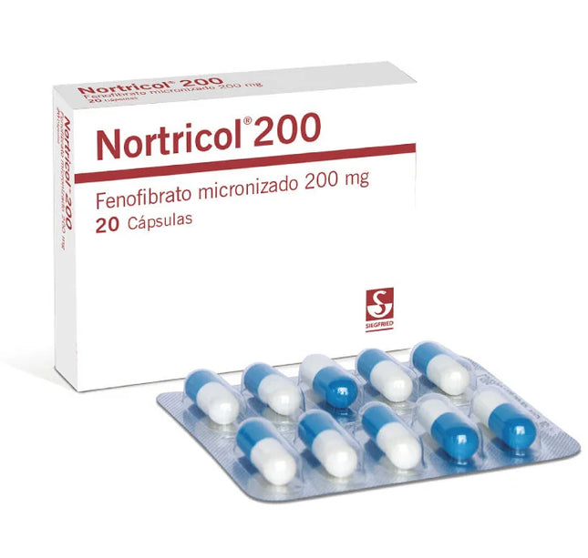 Nortricol 200 Mg 20 Cap