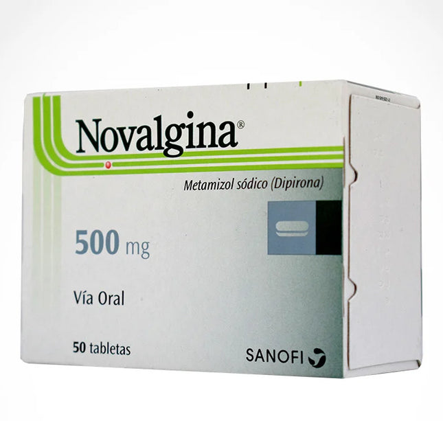 Novalgina 500 Mg 50 Tabletas