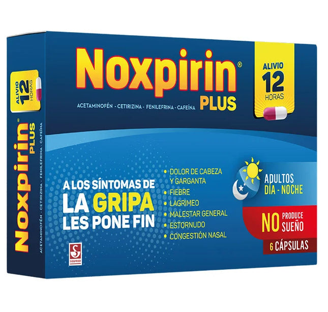 NOXPIRIN PLUS 6 CAPSULAS