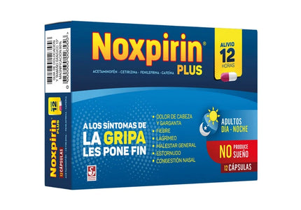 NOXPIRIN PLUS 12 CAPSULAS