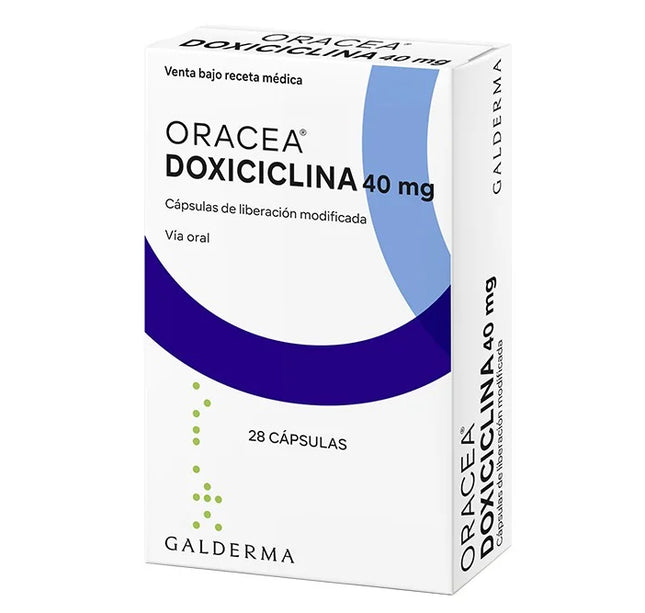 Oracea 40 Mg 28 Capsulas