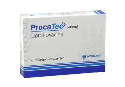 Ciprofloxacina Procatec  500 Mg 10 Tbs