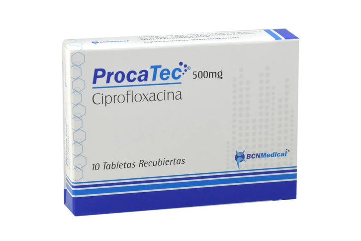 Ciprofloxacina Procatec  500 Mg 10 Tbs