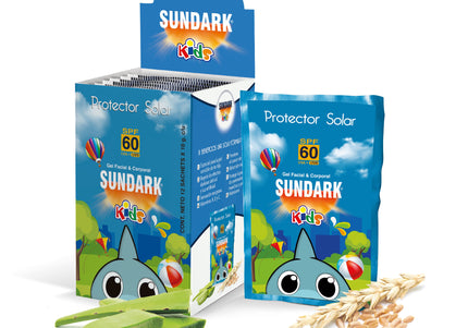 Bloqueador Sundark Kids 12 Sobres 10 Gr