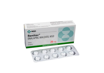 Renitec 20 Mg 30 Tabletas