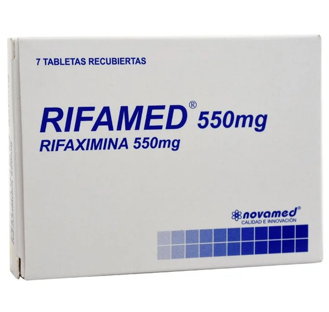 Rifamed 550 Mg 7  Tabletas Recubiertas