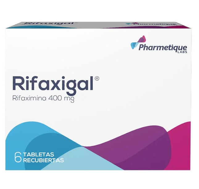 Rifaxigal 400 Mg 6 Tabletas