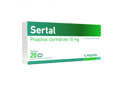 Sertal 10 Mg 20 Grageas