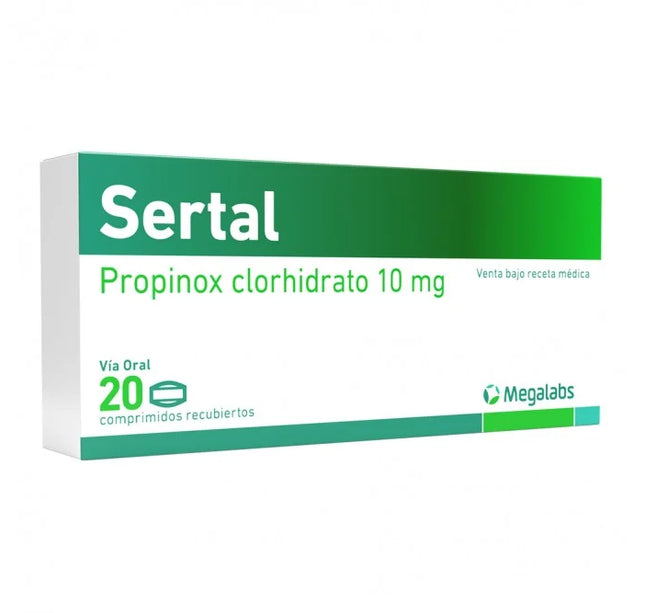 Sertal 10 Mg 20 Grageas