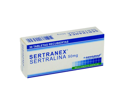 Sertralina Aurasert 50 Mg 28 Tabletas