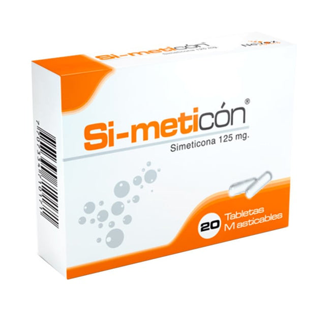 Simeticon 125 Mg 20 Tabletas