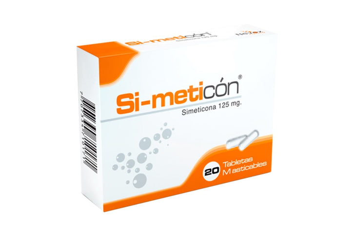 Simeticon 125 Mg 20 Tabletas