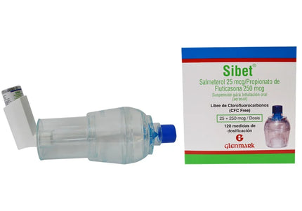 Sibet Inhalador 25/250Mcg 120 Dosis + Inhalcamara