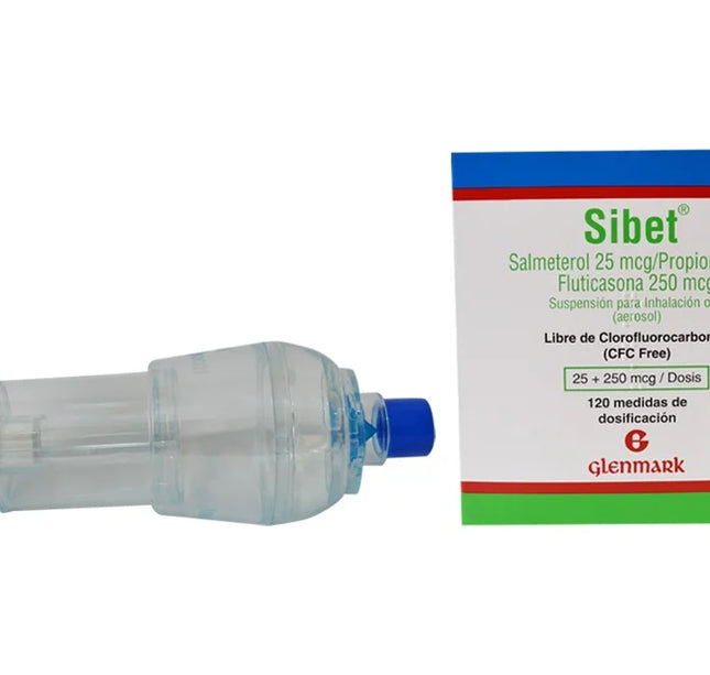 Sibet Inhalador 25/250Mcg 120 Dosis + Inhalcamara