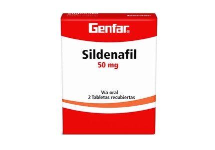 Sildenafil 50 Mg 2 Tabletas Gf