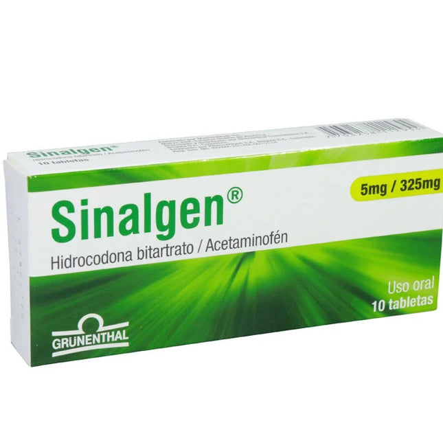 Sinalgen 5/325 Mg 10 Tabletas