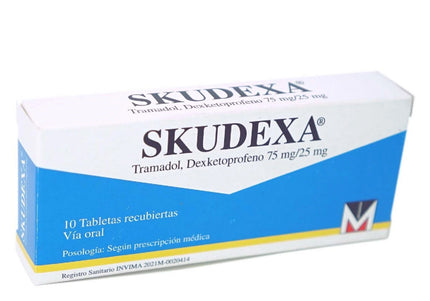 Skudexa 75/25 Mg 10 Tabletas