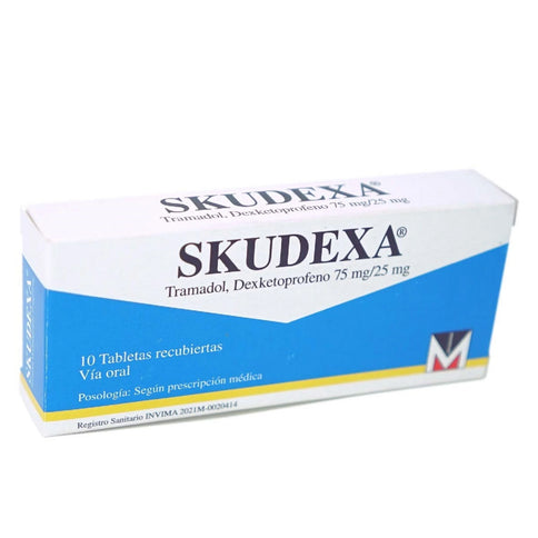 Skudexa 75/25 Mg 10 Tabletas