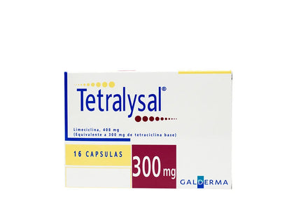 Tetralysal 300 Mg 16 Capsulas