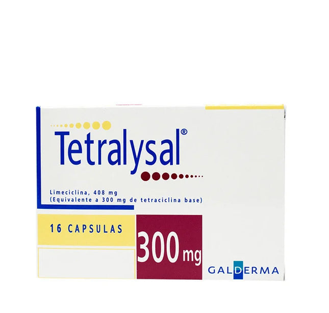 Tetralysal 300 Mg 16 Capsulas