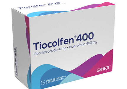 Tiocolfen 400 Mg 15 Capsulas Liquidas