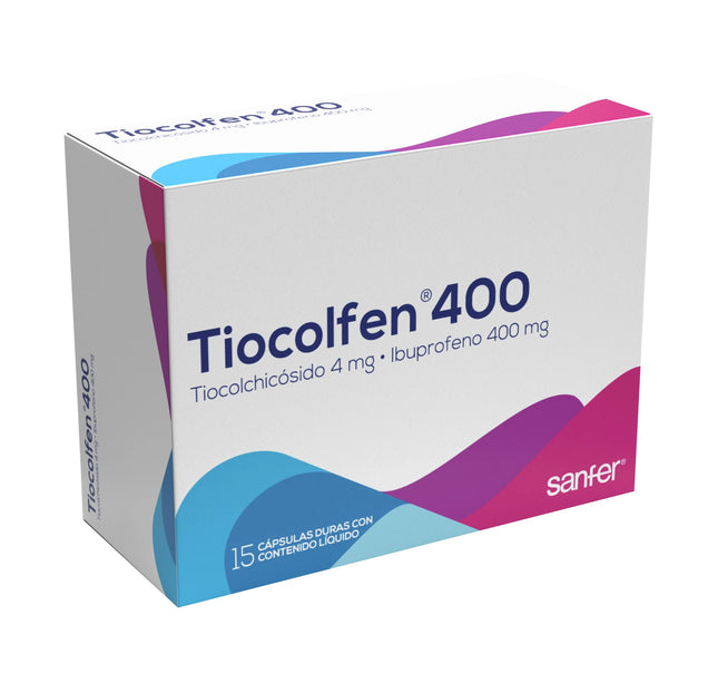 Tiocolfen 400 Mg 15 Capsulas Liquidas