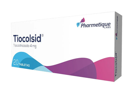 Tiocolsid 4 Mg 20 Tabletas