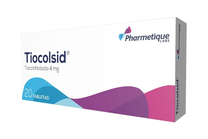 Tiocolsid 4 Mg 20 Tabletas