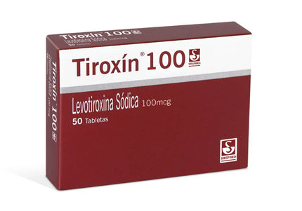 Tiroxin 150 Mg 50 Tabletas