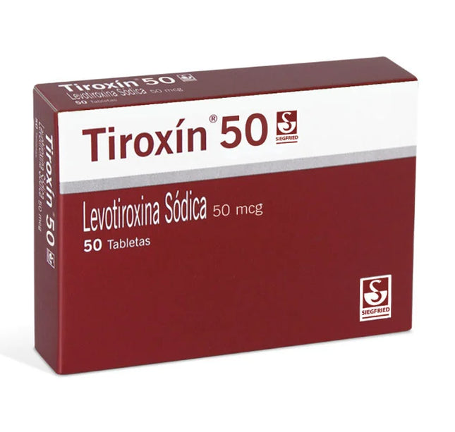 Tiroxin 50 Mg 50 Tabletas