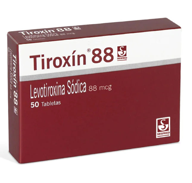 Tiroxin 88 Mcg 50 Tabletas