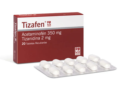 Tizafen 350/2Mg 20 Tabletas