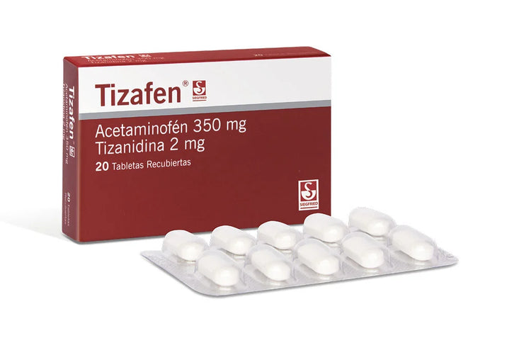 Tizafen 350/2Mg 20 Tabletas