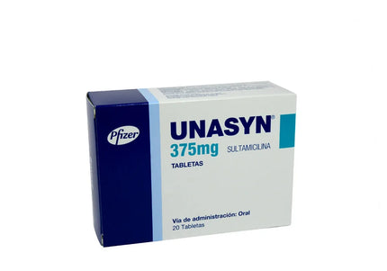 Unasyn 375 Mg 20 Tabletas
