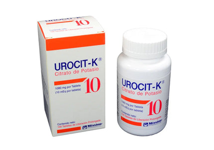 Urocit K 10 Meq Frasco 100 Tabletas