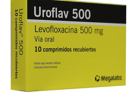 Uroflav 500 Mg 10 Tabletas