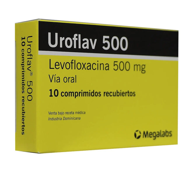 Uroflav 500 Mg 10 Tabletas