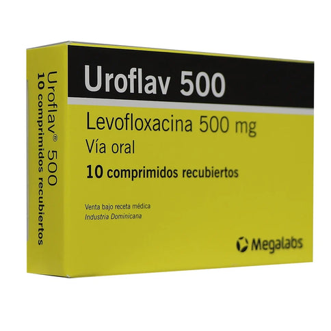 Uroflav 500 Mg 10 Tabletas