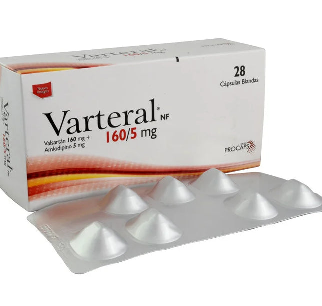 Varteral 160/5Mg 28 Tabletas